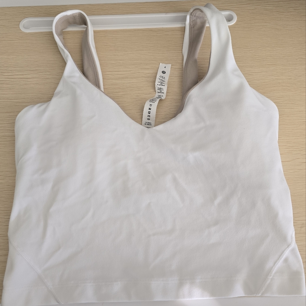 Lululemon Align Tank Top Light Support - Size 4 - White